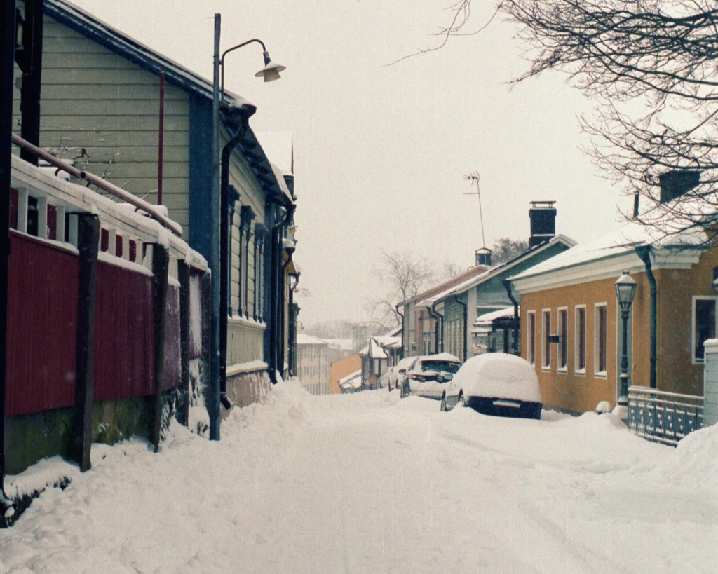 Snowfall at Porvoo Old&nbsp;Town