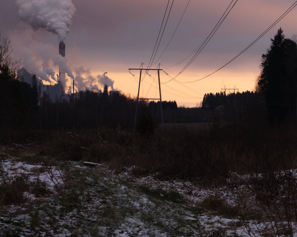 Cloudy Winter Evening