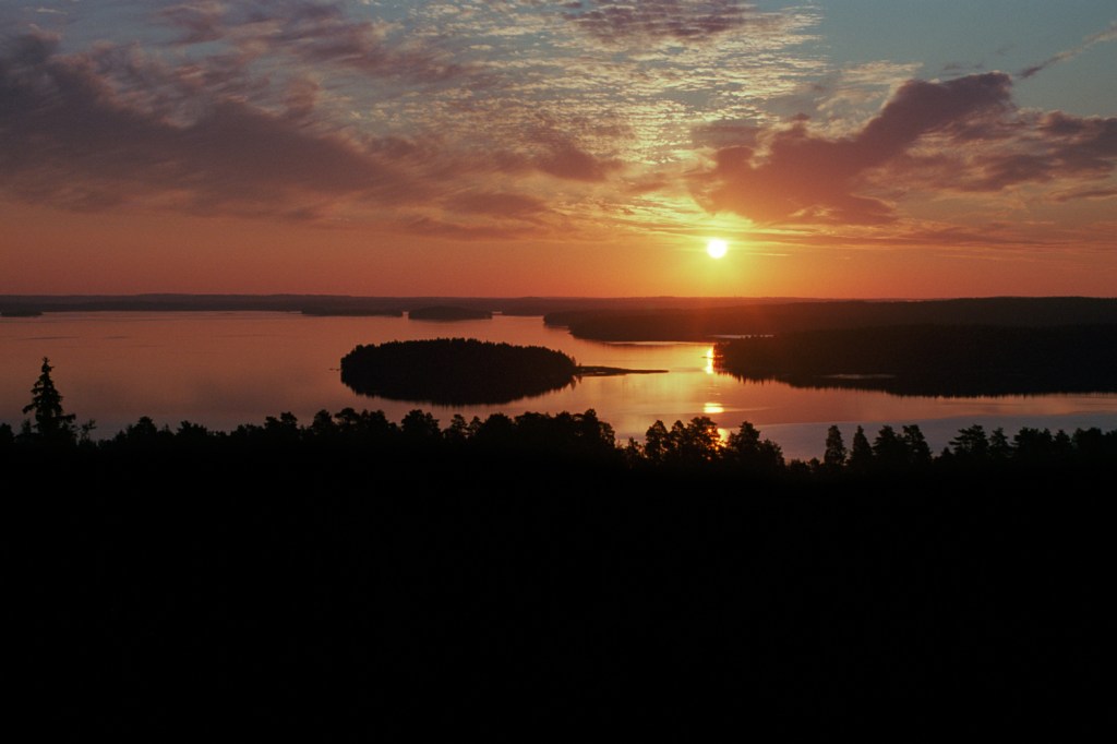 Morning at the Trail of the Aurinkovuori&nbsp;Hill