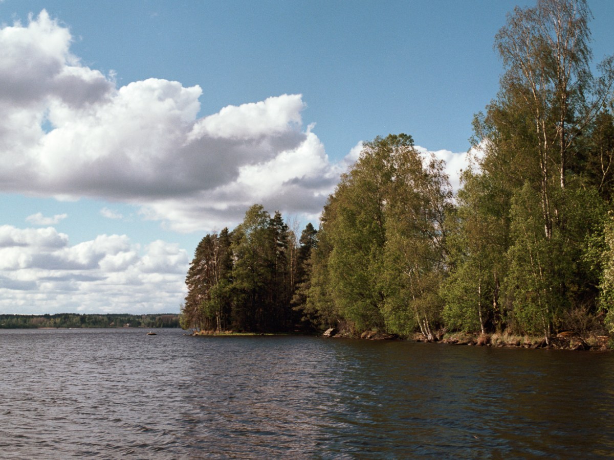 Trail on the Lake Coast at&nbsp;Vehmaanniemi